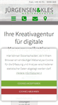 Mobile Screenshot of juergensenkles.de