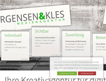 Tablet Screenshot of juergensenkles.de